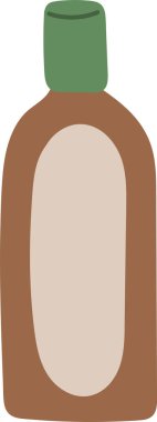 Petrol Vektörü İllüstrasyonlu Kavanoz