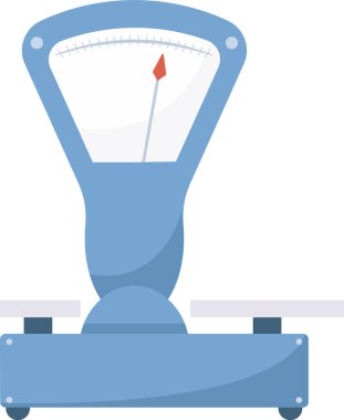 Ağırlık Ölçekleme Mekanik Vektör İllüstrasyonu