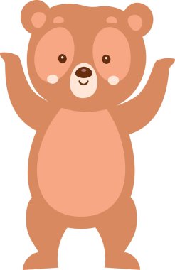 Ayı Hayvan Dansçısı İllüstrasyonu