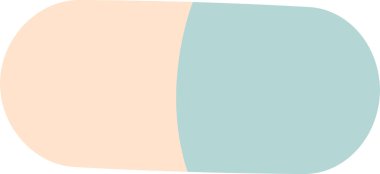 tıbbi hap ikonu vektör illüstrasyonu