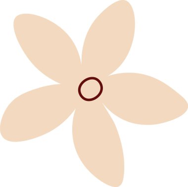 Çiçek baş simgesi Vektör İllüstrasyonu