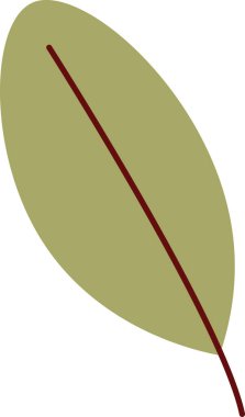 ağaç yaprağı ikonu vektör illüstrasyonu