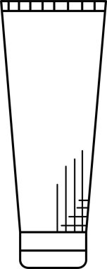 Krem Tüpü Ana Hattı Vektör ResmiComment