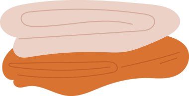 Havlular Yığın Simge Vektörü İllüstrasyonu