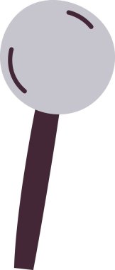 Davul Çubuğu Simgesi Vektör İllüstrasyonu