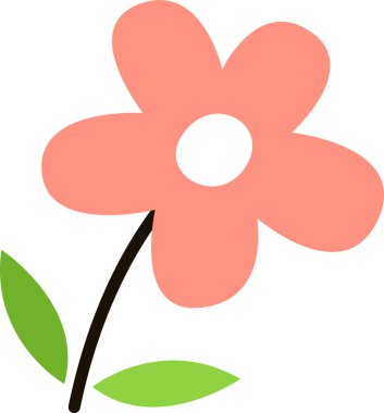 Kök Vektör Resimlerinde Çiçek