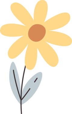 Kök Vektör Resimlerinde Çiçek