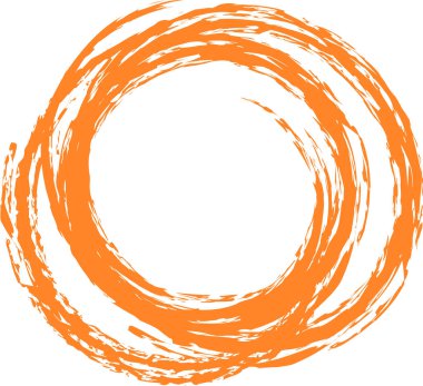 Pastel Karalama Çemberi Vektör İllüstrasyonu