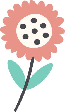 Kök Vektör Resimlerinde Çiçek