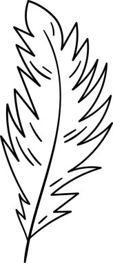 Kuş Özeti Vektör İllüstrasyonu