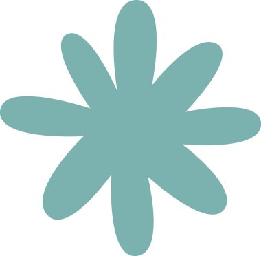 Yıldız Şekli Doodle Vektör İllüstrasyonu