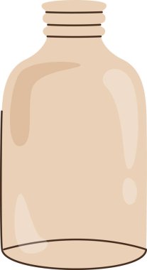 cam kavanoz ikon vektör illüstrasyonu