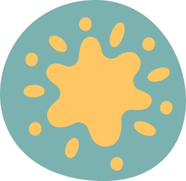 Soyut Çember Doodle Vektör İllüstrasyonu