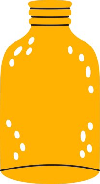 cam şişe ikonu vektör illüstrasyonu