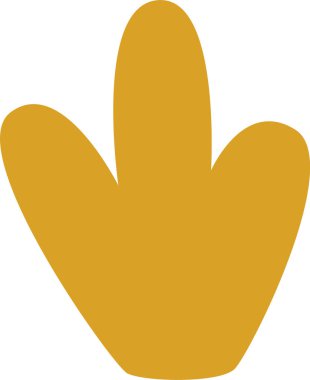 Bush Bitkisi Silüet Vektör İllüstrasyonu