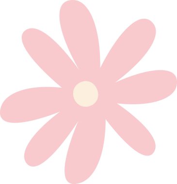 Çiçek Başlığı Simge Vektör İllüstrasyonu