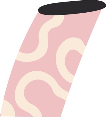 Çiçek Vektörü İllüstrasyonu İçin Soyut Vazo