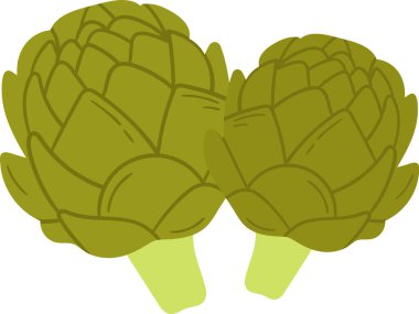 Brüksel filizli Sebze Vektörü İllüstrasyonu