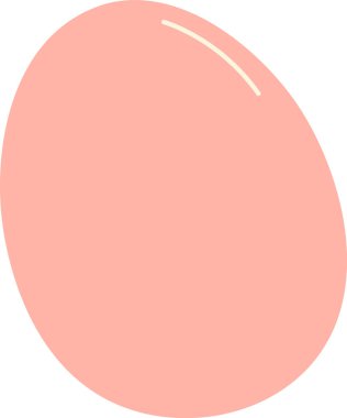 Tavuk Yumurtası Yiyecek Vektörü İllüstrasyonu