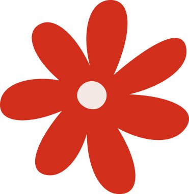 Çiçek baş simgesi Vektör İllüstrasyonu