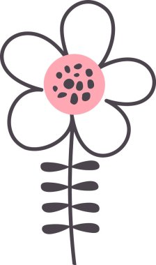 Kök Vektör Resimlerinde Çiçek