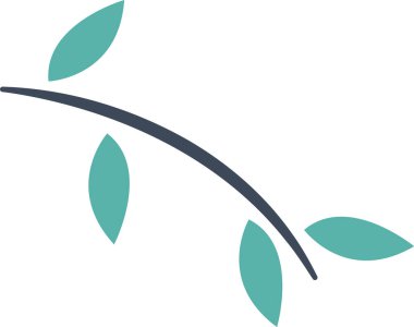 Yaprak Vektörü İllüstrasyonlu Dal