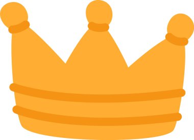 Crown Jewelery Aksesuar Vektör İllüstrasyonu