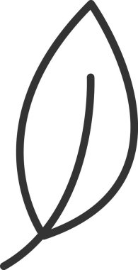 Ağaç Yaprağı Özet Vektör Çizimi