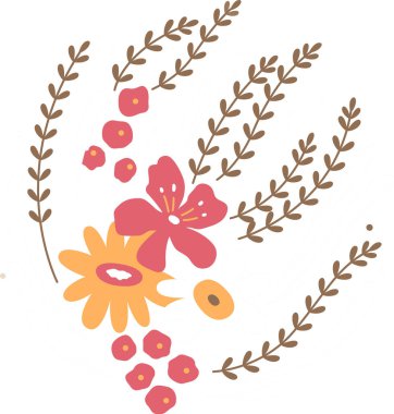 Çiçek Desenli Çember Vektör ResimleriComment