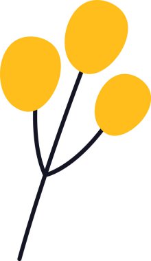 Böğürtlen Vektörü İllüstrasyonlu Şube