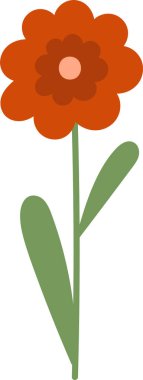 Kök Vektör Resimlerinde Çiçek