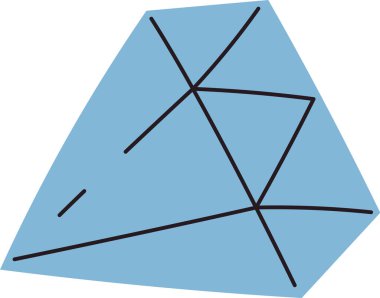 Elmas Mücevheri Taşı Vektör İllüstrasyonu