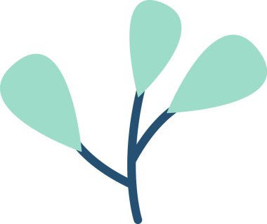 Şube yaprakları vektör çizim ile