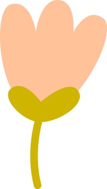 Bahar Çiçeği Bitki Vektörü İllüstrasyonu