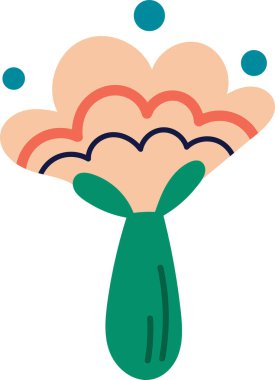 Çiçek Özeti Bitki Vektörü İllüstrasyonu