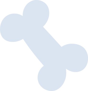 Sığır Kemiği Siluet Vektör İllüstrasyonu