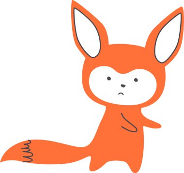 Sincap Çizgi Filmi Hayvan Vektörü İllüstrasyonu