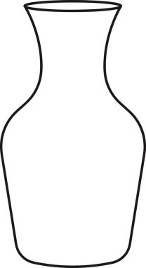 Çiçek Vazosu Özet Vektörü ResmiComment