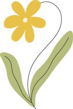 Kök Vektör Resimlerinde Çiçek