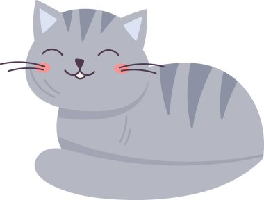 Yalancı Kedi Hayvan Vektörü İllüstrasyonu