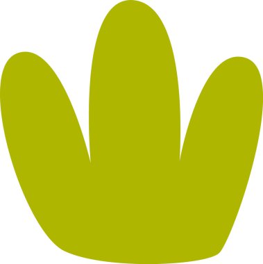 Bush Bitki Simgesi Vektör İllüstrasyonu