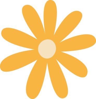 Çiçek baş simgesi Vektör İllüstrasyonu