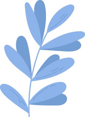 Şube yaprakları vektör çizim ile