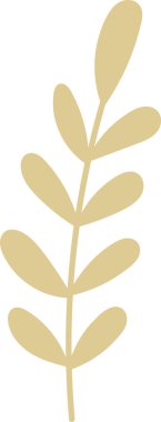 Şube yaprakları vektör çizim ile