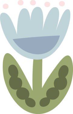 Çiçek Özeti Bitki Vektörü İllüstrasyonu