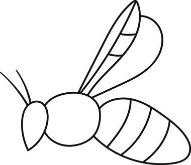Arı Böceği Sıralı Vektör Çizimi
