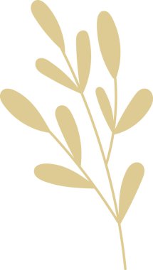 Şube yaprakları vektör çizim ile