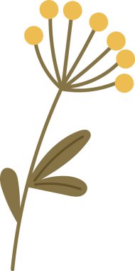 Kök Vektör Resimlerinde Çiçek