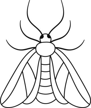 Uçan Böcek Sıralı Vektör Çizimi