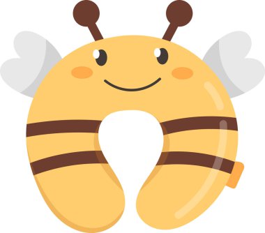 Seyahat Yastığı Arısı Vektör Çizimi